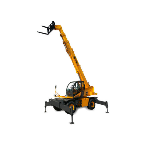 Dieci 45.30 telehandler with 9,900 lb lift capacity and 98 ft. reach, ideal for precision lifting in tough environments
