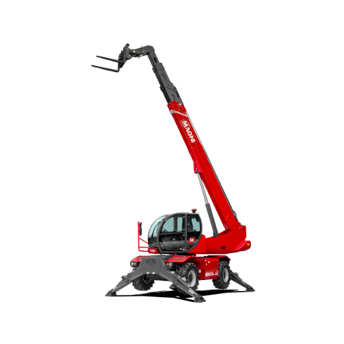 Magni RTH 5.25 rotating telehandler with 11,000 lb capacity and 81 ft. reach, ideal for versatile lifting tasks