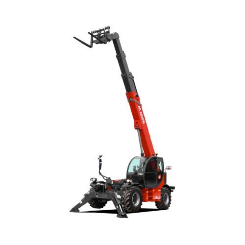 Magni TH6.20 telehandler with 13,200 lb capacity and 66 ft. reach, designed for heavy-duty lifting in challenging conditions