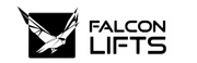 Falcon Lifts logo, representing innovative compact lift solutions for high-reach access