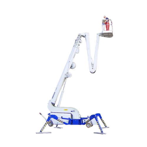Falcon 95 Wheel lift with 95 ft. reach, designed for high-access tasks with excellent stability and maneuverability