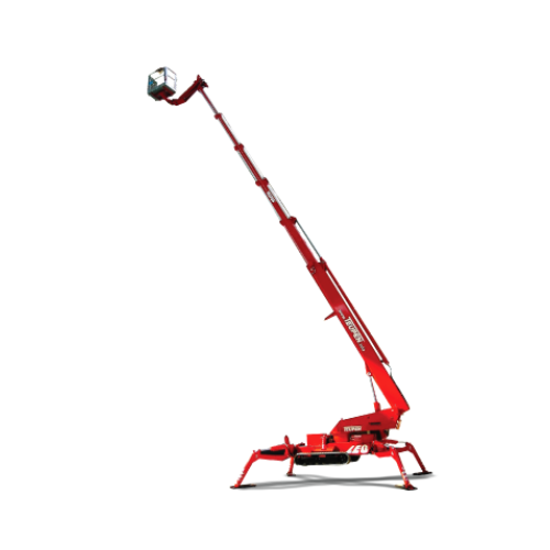 Teupen TL92SJ Plus boom lift with 92 ft. reach, providing excellent access and versatility in tight workspaces