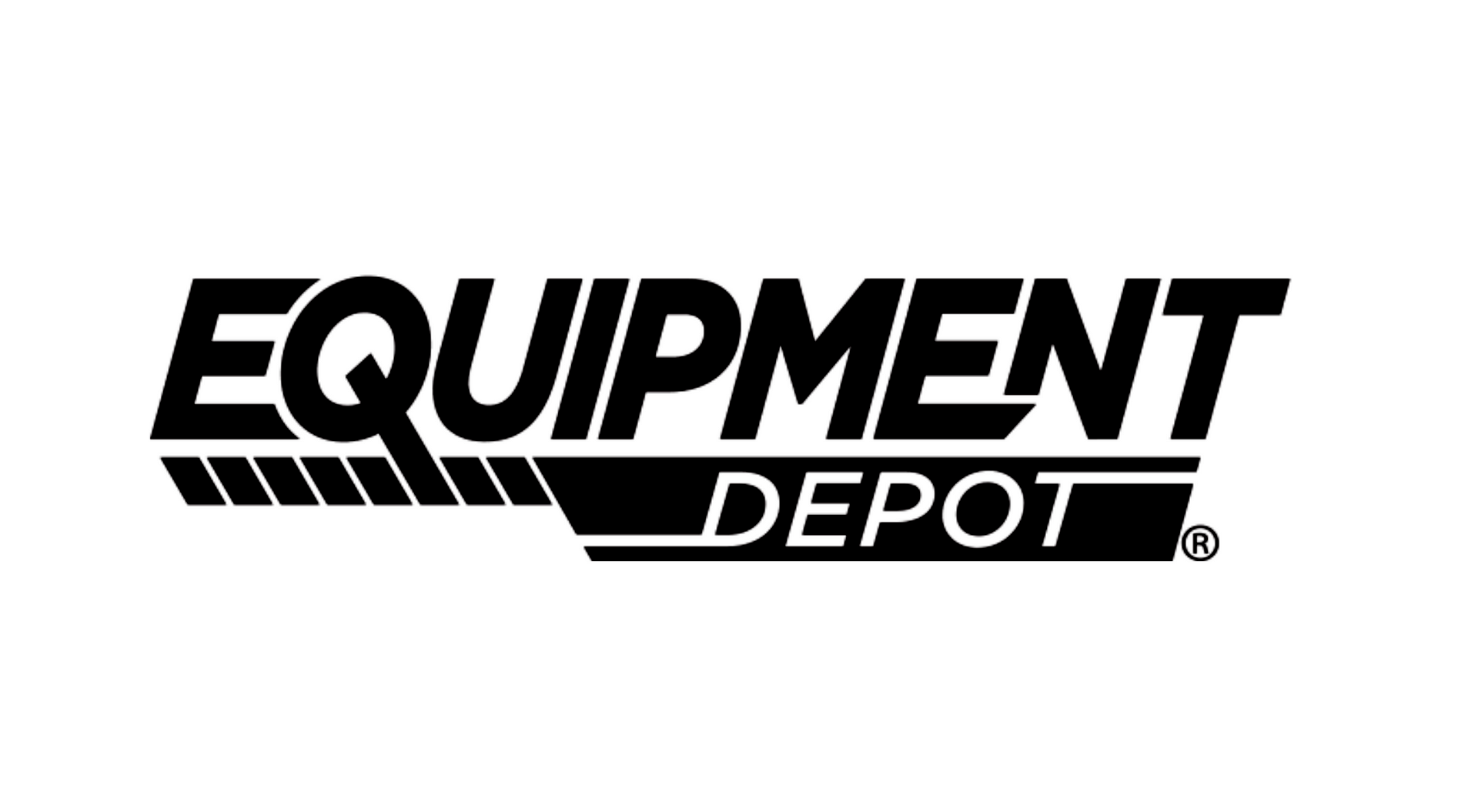Black Equipment Depot logo, representing a trusted provider of equipment rental, sales, and service solutions