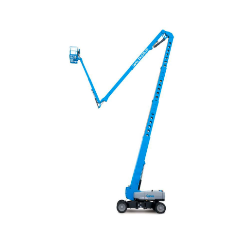 Genie ZX-135/70 135 ft. articulating boom lift, offering reach and stability for high-access tasks in tough environments