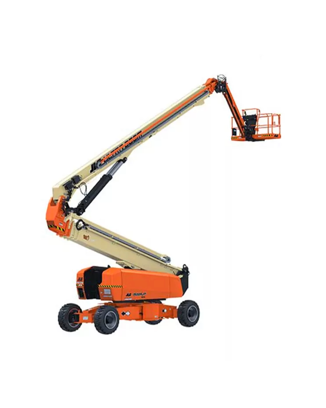 JLG 1500AJP boom lift with vertical and horizontal jib pivot