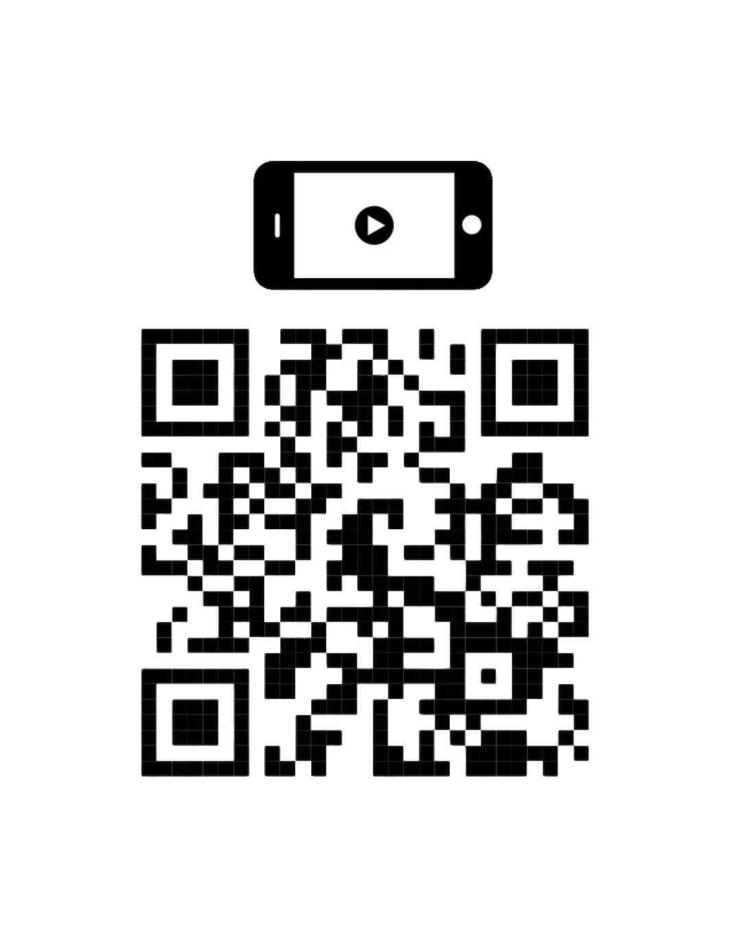A qr code that says videoguide on it