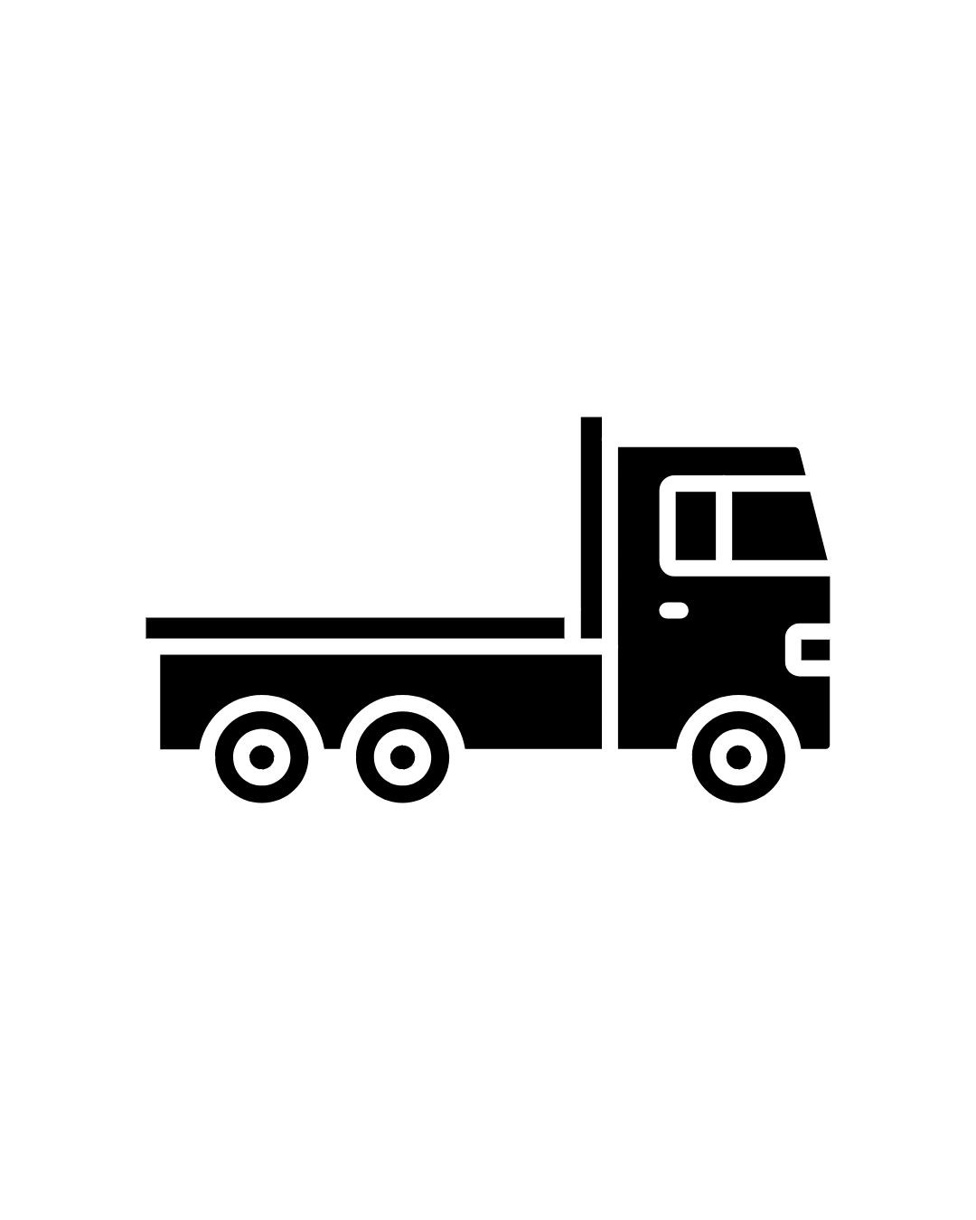 Black truck icon