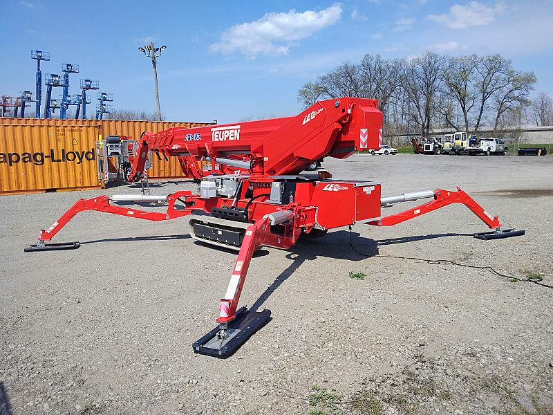 Red Teupen TL92SJ Crawler Atrium Boom Lift for sale
