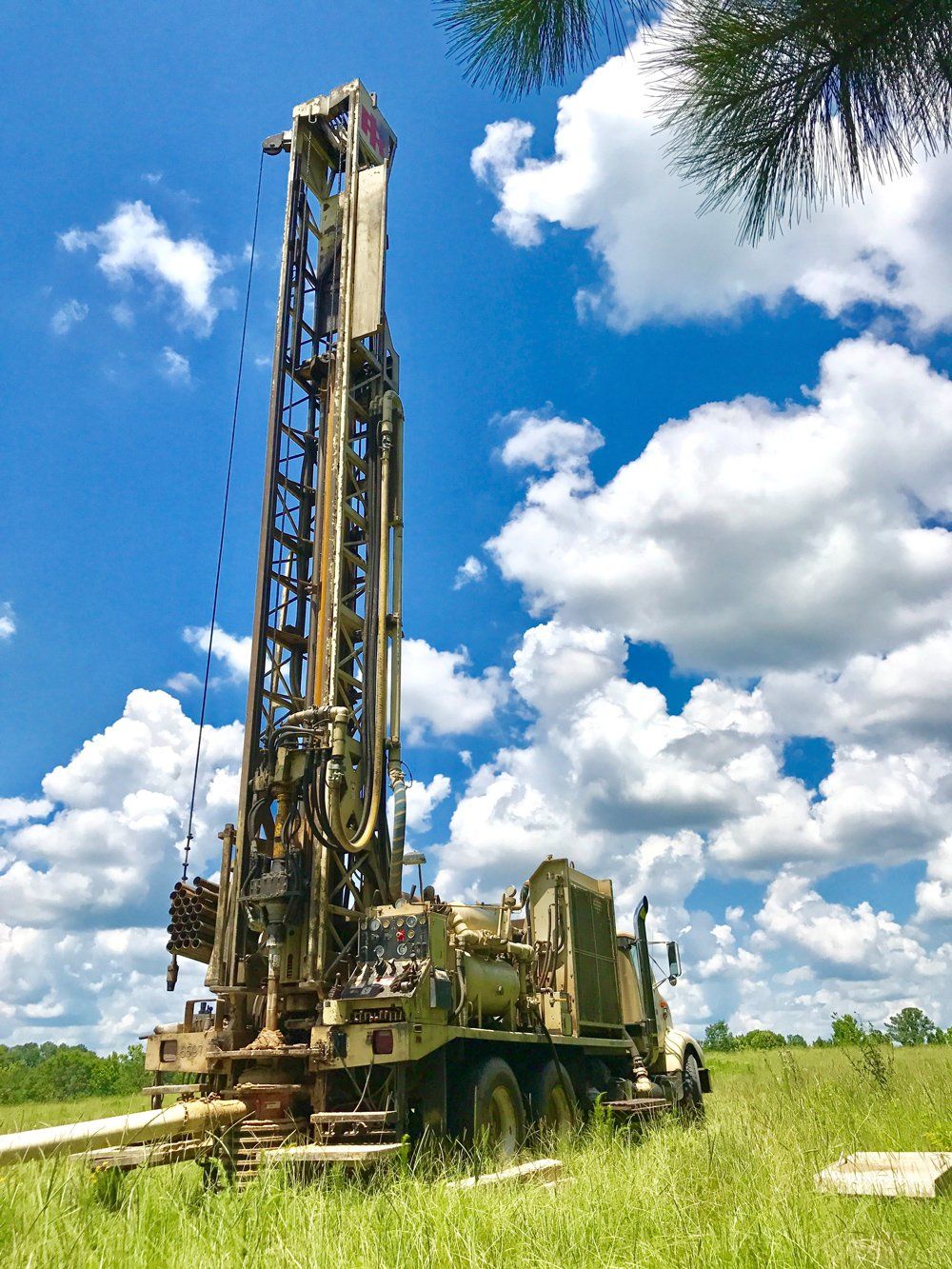 The image of a well drilling project in Athens, GA
