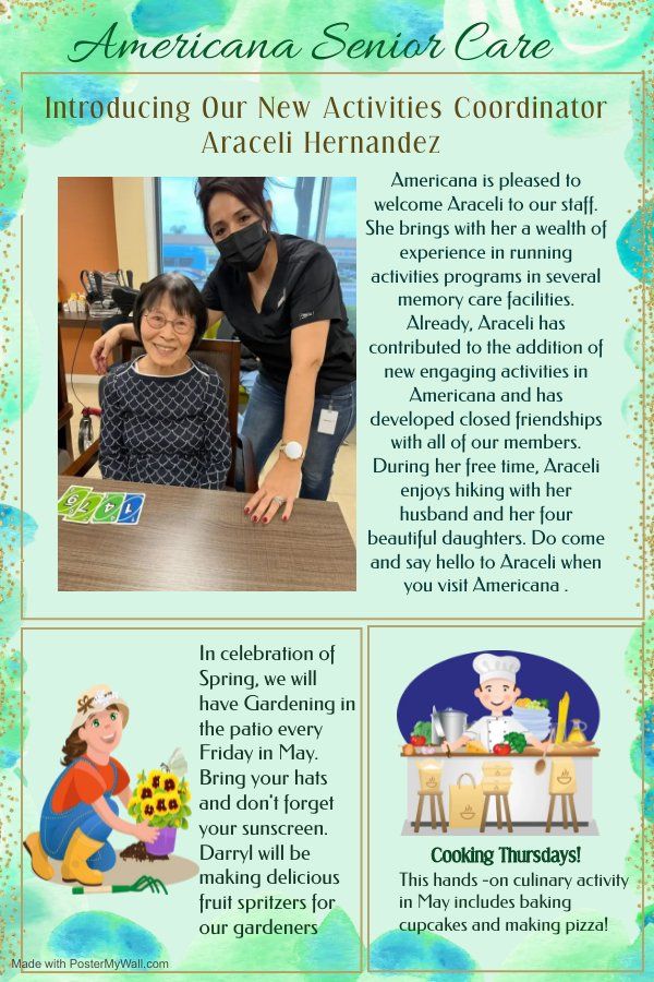 Araceli Introduction — Tustin, CA — Americana Senior Care