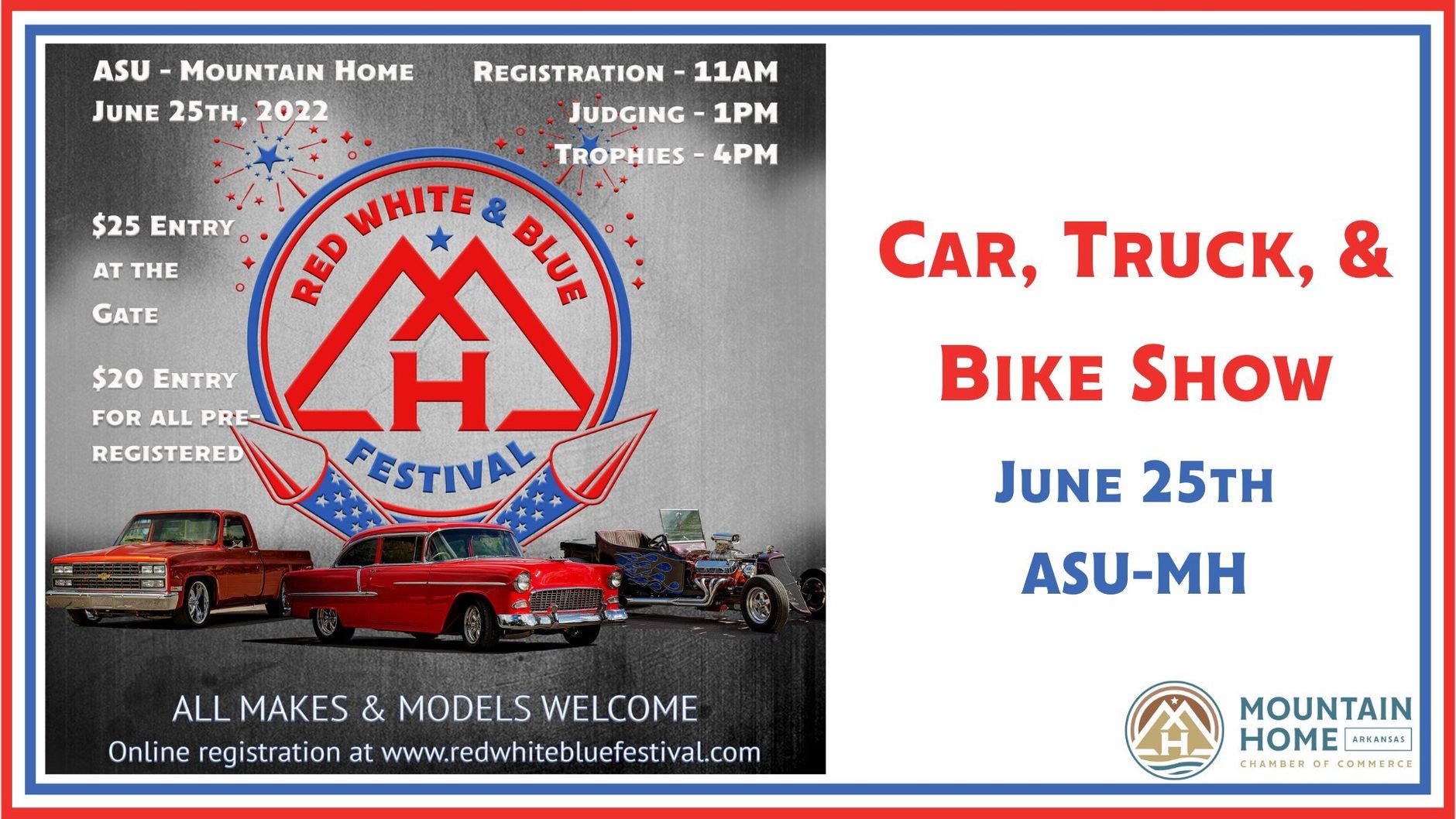 red white and blue festival mountain home ar