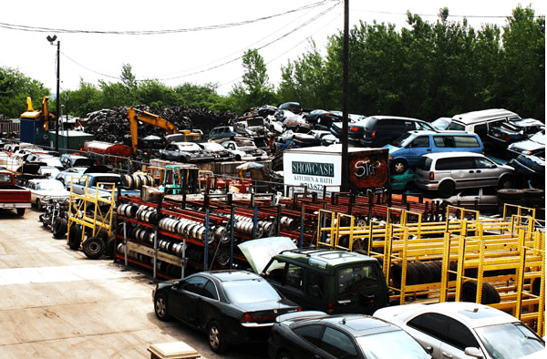 Pile Of Cars And Car Parts — Kearny, NJ — Bibbs Auto Recycling