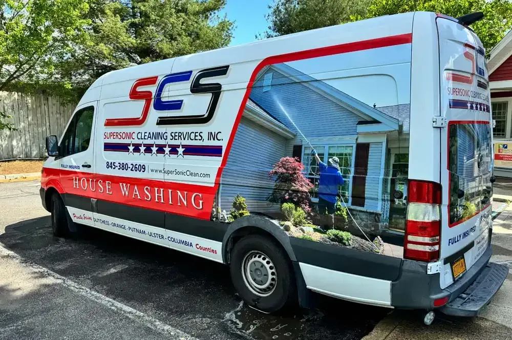 White van with 