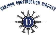 Logo for Darjohn Construction Services: a compass rose of tools with a central "D" in a blue circle.
