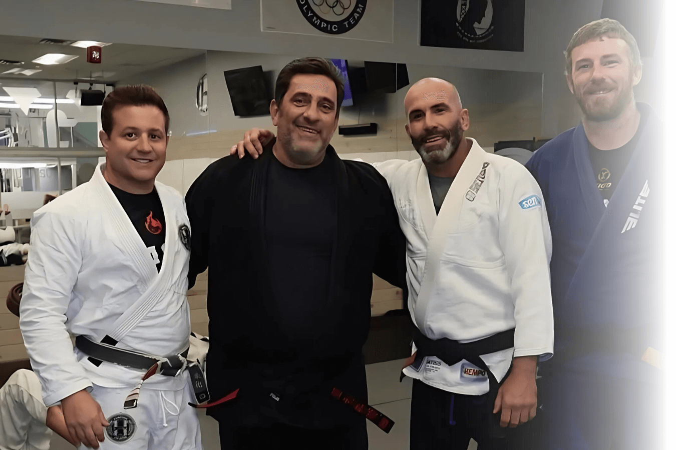 Students drilling jiu jitsu techniques at Hamptons Jiu-Jitsu in Southampton, NY, building strength and confidence