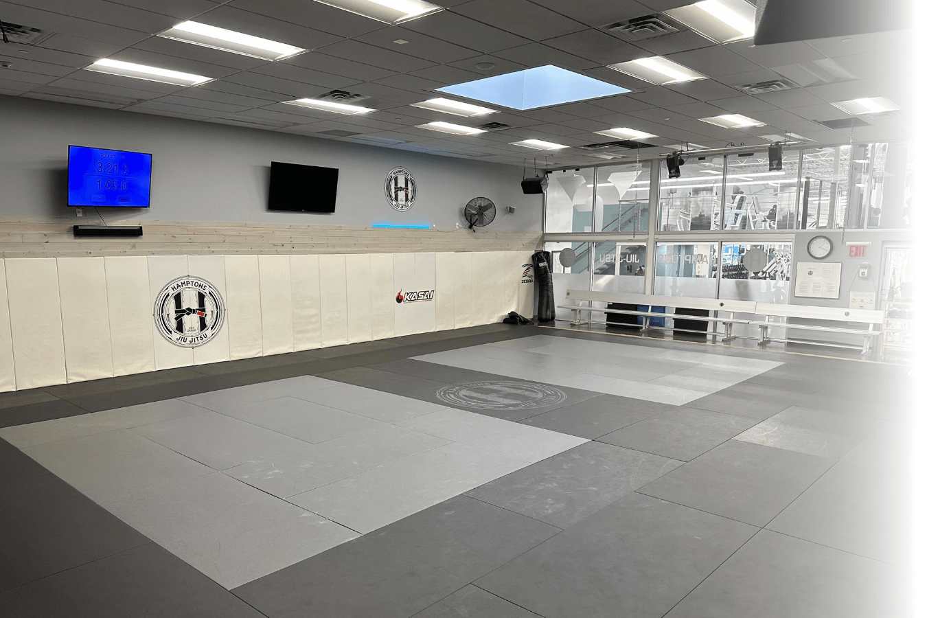 Kids practice controlled grappling drills at Hamptons Jiu-Jitsu in Southampton, NY, building confidence and focus.