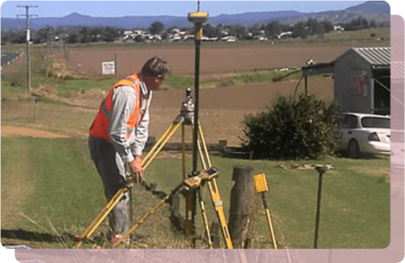 Expert land surveyor doing land surveying service on the Gold Coast