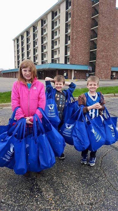 Distributing Snuggle Sacks for Homeless