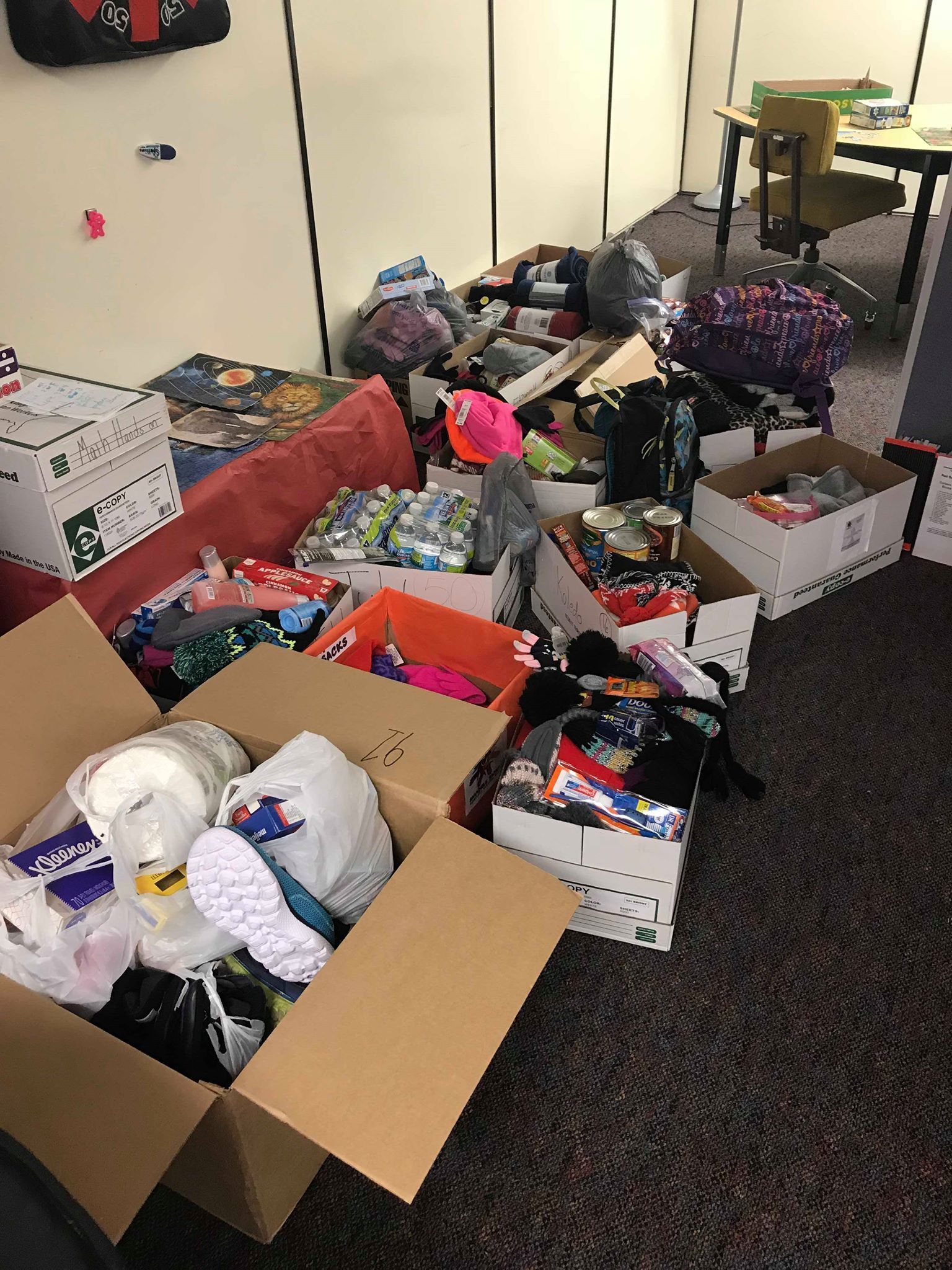 Central Elementary Snuggle Snack Donation Drive