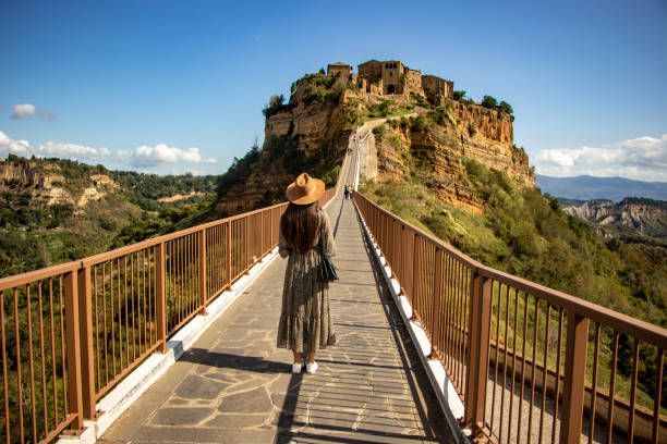 Civita di Bagnoregio pedestrian bridge