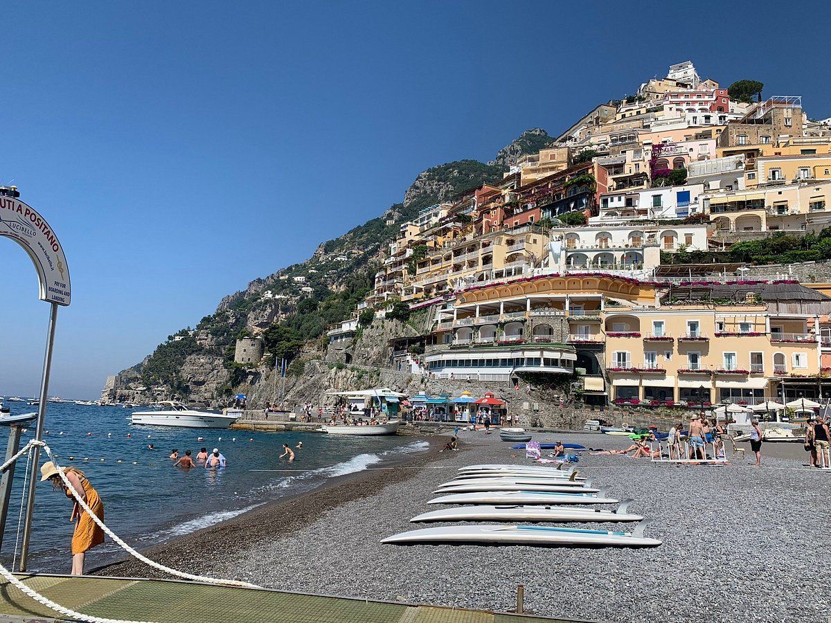 Positano view from the main beach