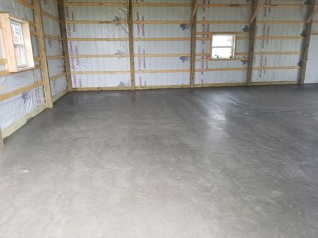 New Concrete Floor in Pole Barn in Ann Arbor