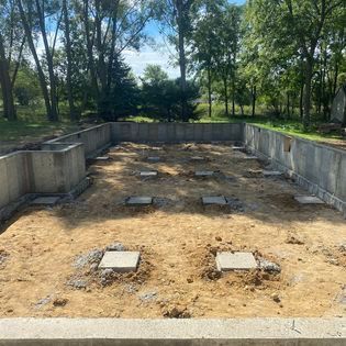 Ann Arbor Concrete Poured Wall Foundation