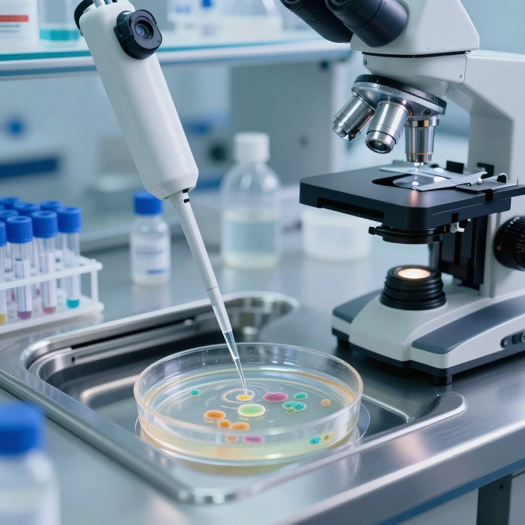 Una donna con l'apparecchio ortodontico si fa esaminare i denti con uno strumento odontoiatrico.