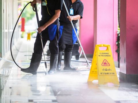 Cleaning The Ground Floor — Environmentally in Creek, QLD