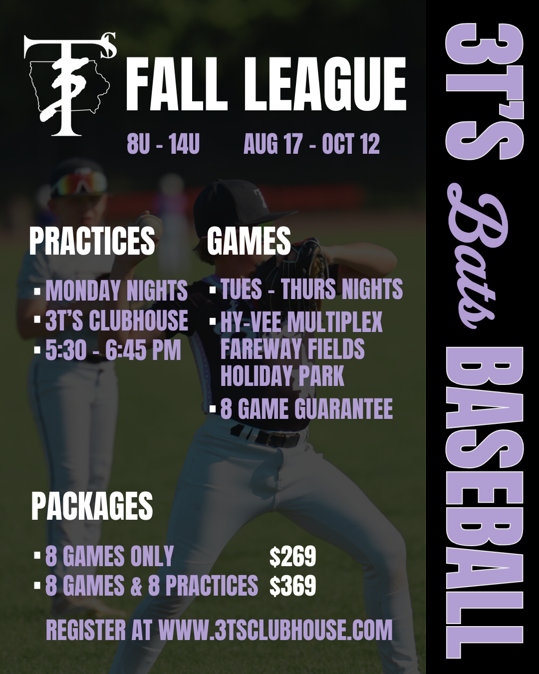Bats Baseball | 3T's Clubhouse | Elkhart, Iowa