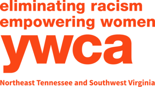 The orange YWCA logo with the text 