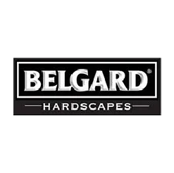 belgard hardscapes is black and white.