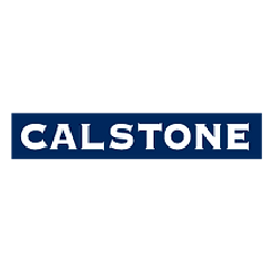 The calstone logo is blue and white on a white background.