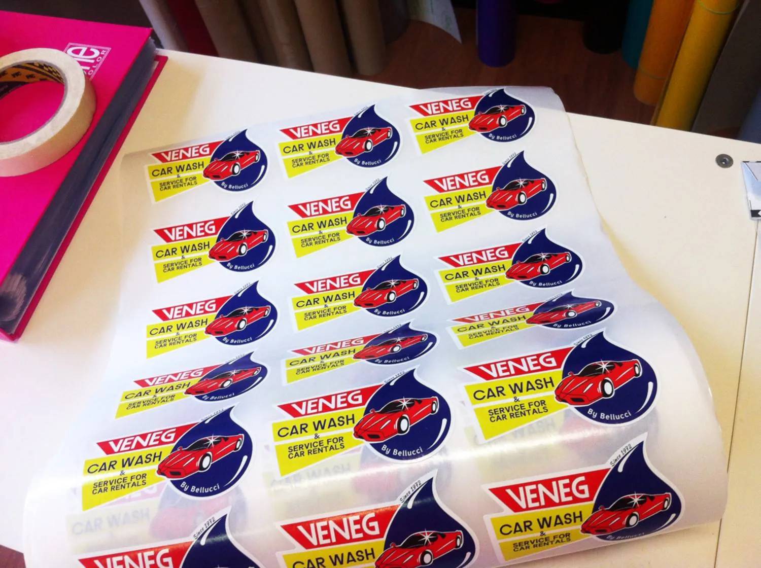 Adesivi promozionali