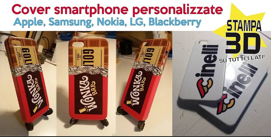 Cover smartphone a tema Willy Wonka