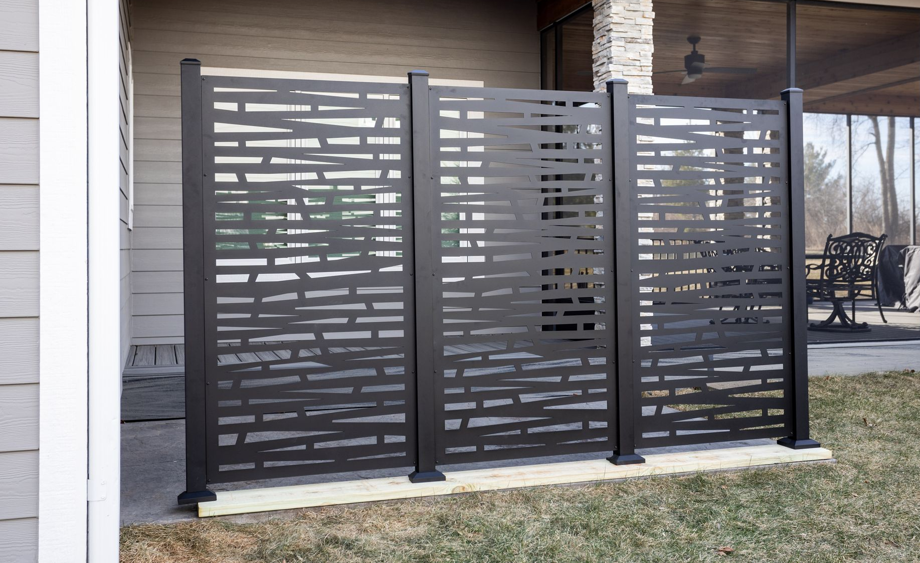 Weather Resistant Aluminum Privacy Panels | PrivacyPlus+