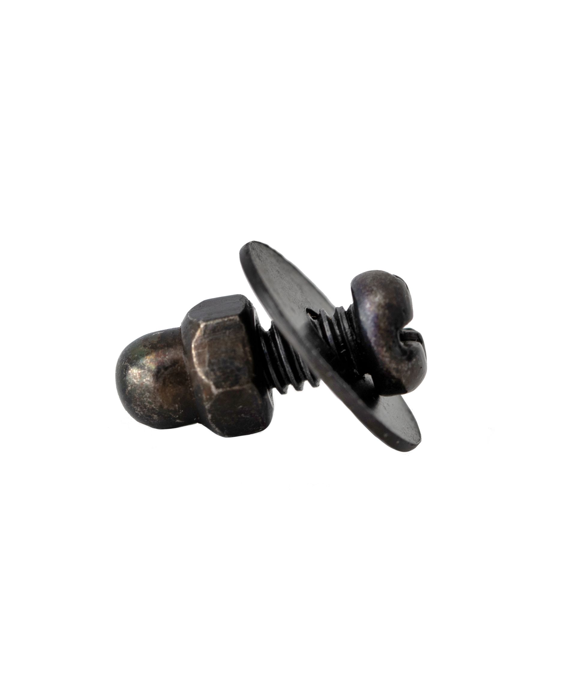 Stainless steel bolts, washers, and nuts for aluminum privacy panel installation