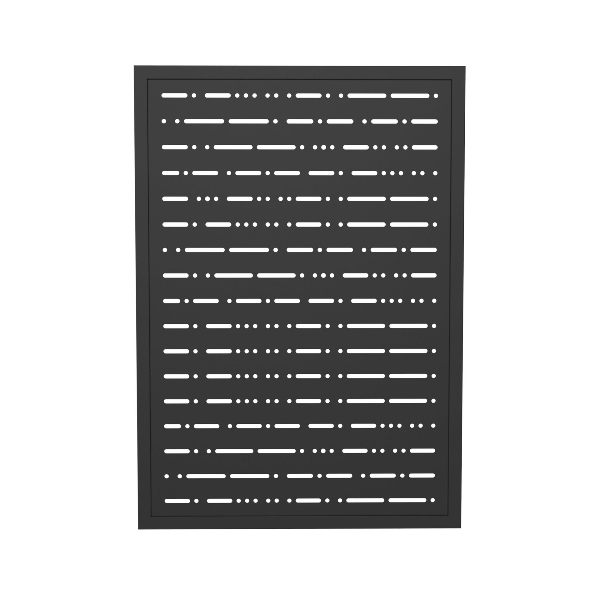 Signal aluminum privacy gate for patio or backyard access