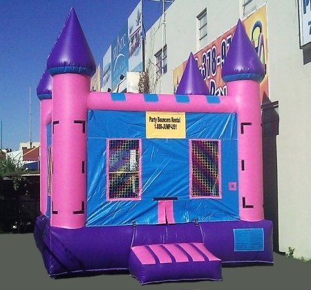 Pink and Purple Bounce House Rentals