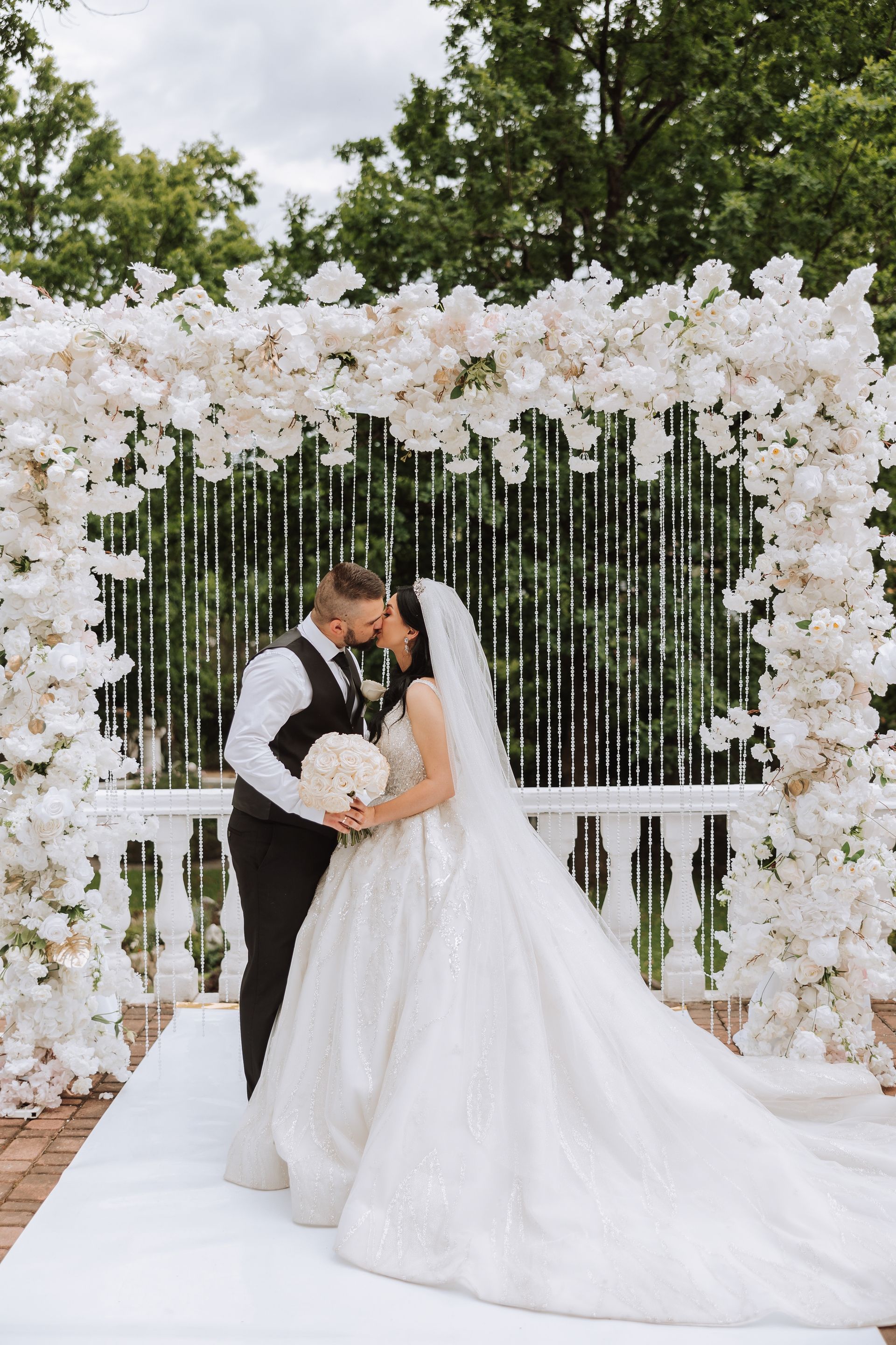 Artificial Flower Wedding Arch Rentals in Chicago