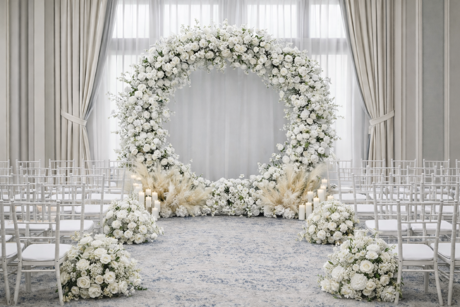 champagne wall wedding rental in chicago