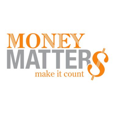 Money Matters logo in orange and gray with dollar sign and “make it count” tagline