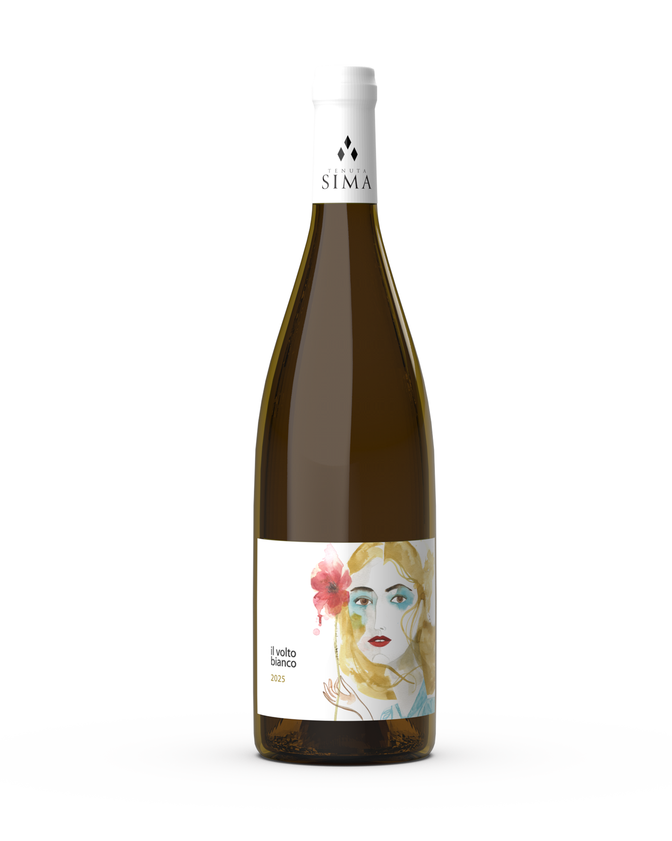 il volto bianco vino