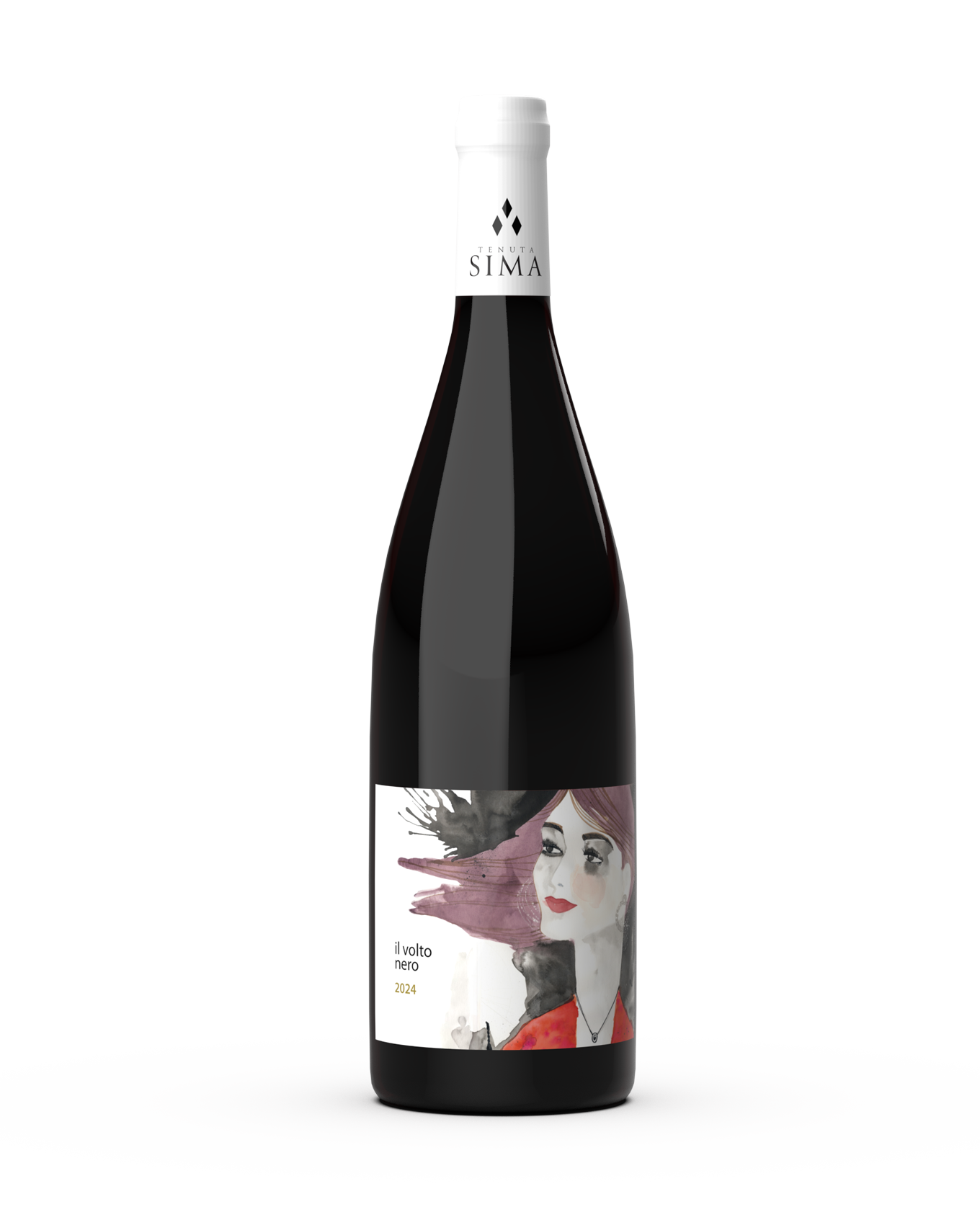 il volto nero vino