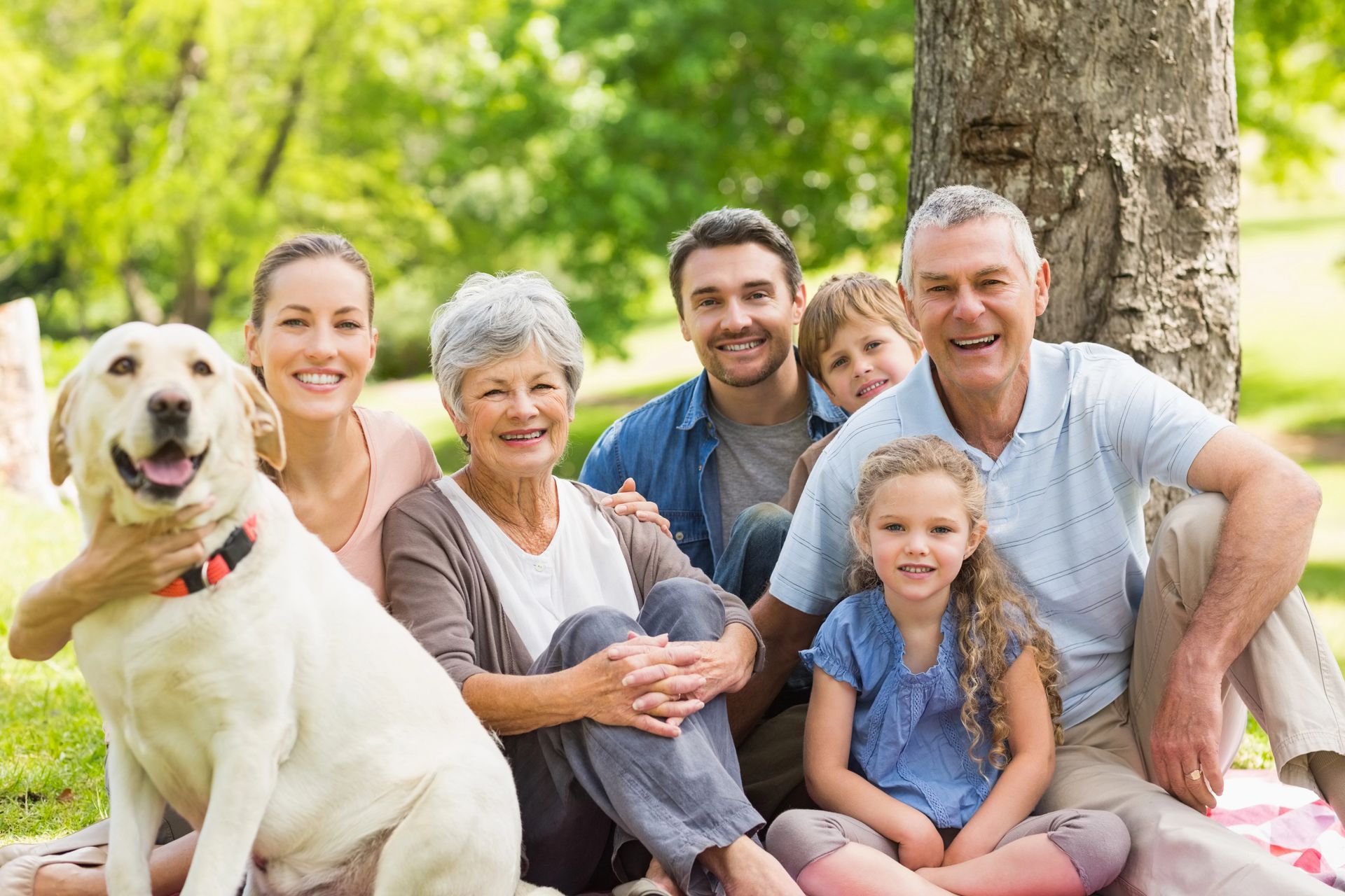 Family in Park