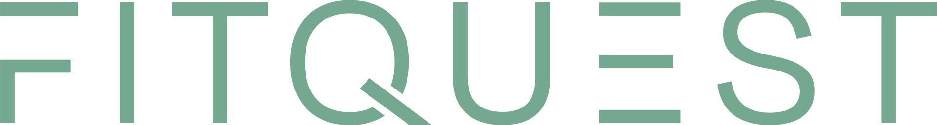 The word fitquest is written in green on a white background.