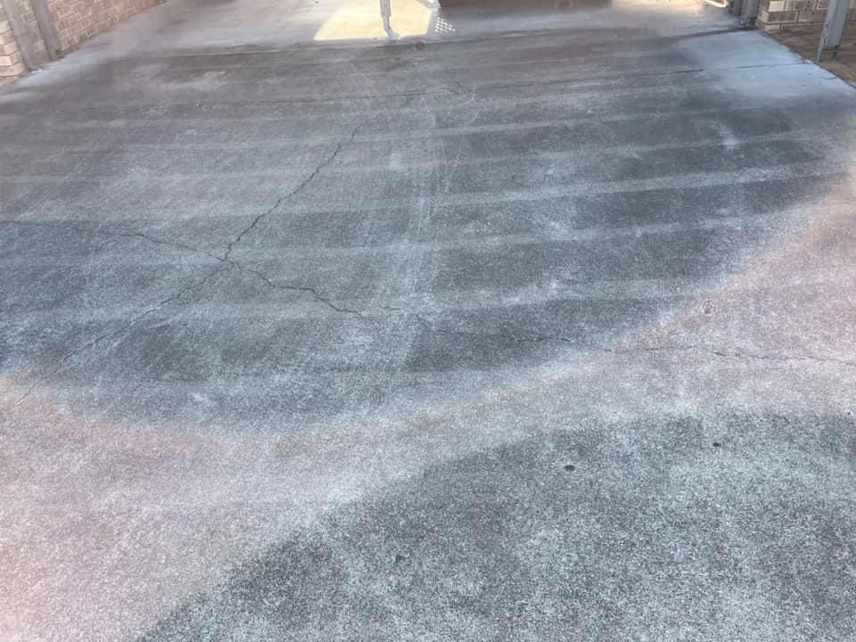 A Clean Concrete Driveway After Cleaned by a High Pressure Water — Derek's Dirty Deeds In Booral, QLD