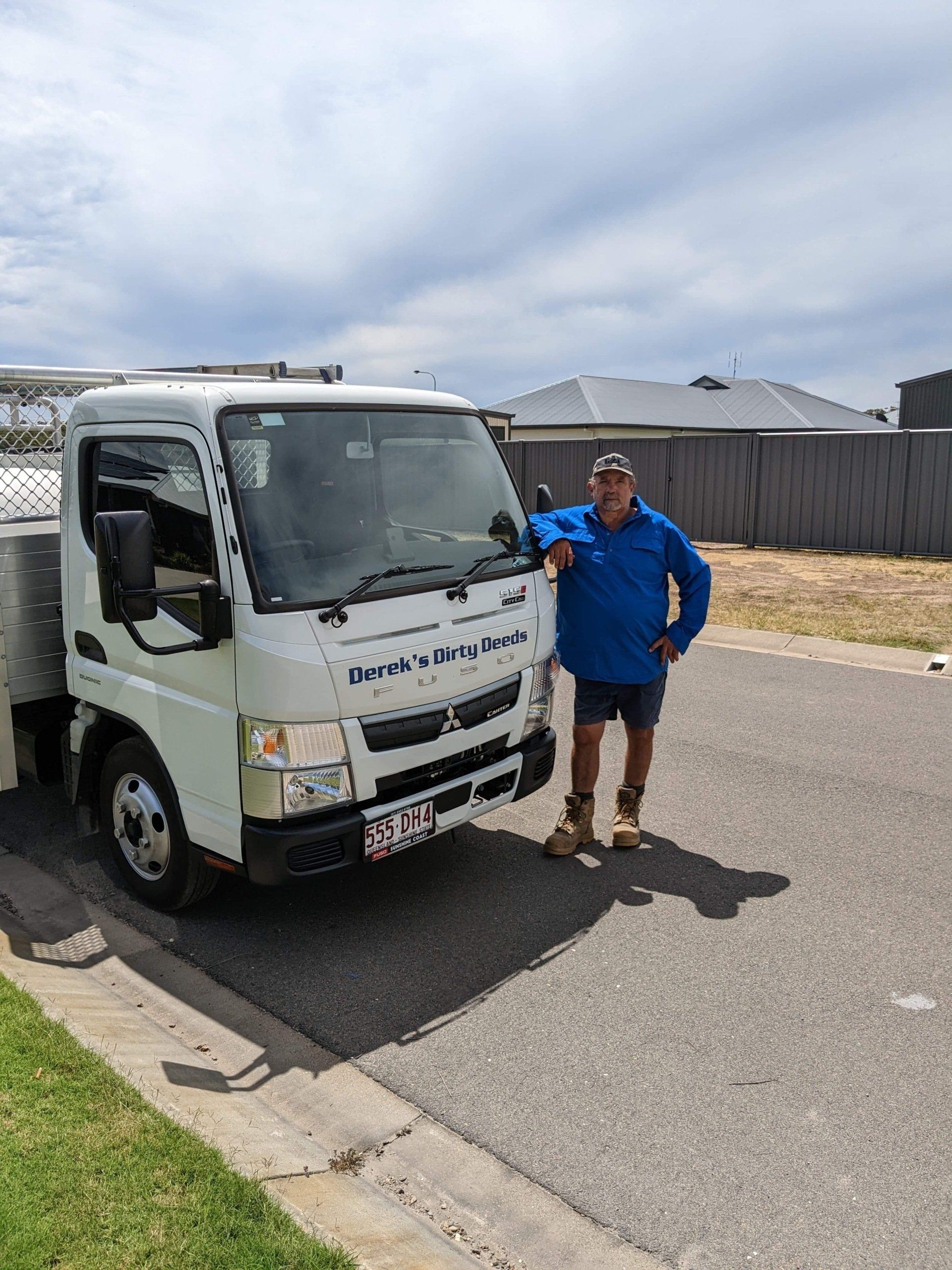 Cleaning Equipment and Owner — Derek's Dirty Deeds In Booral, QLD