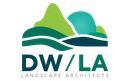 Logo: green and teal abstract mountain range above 