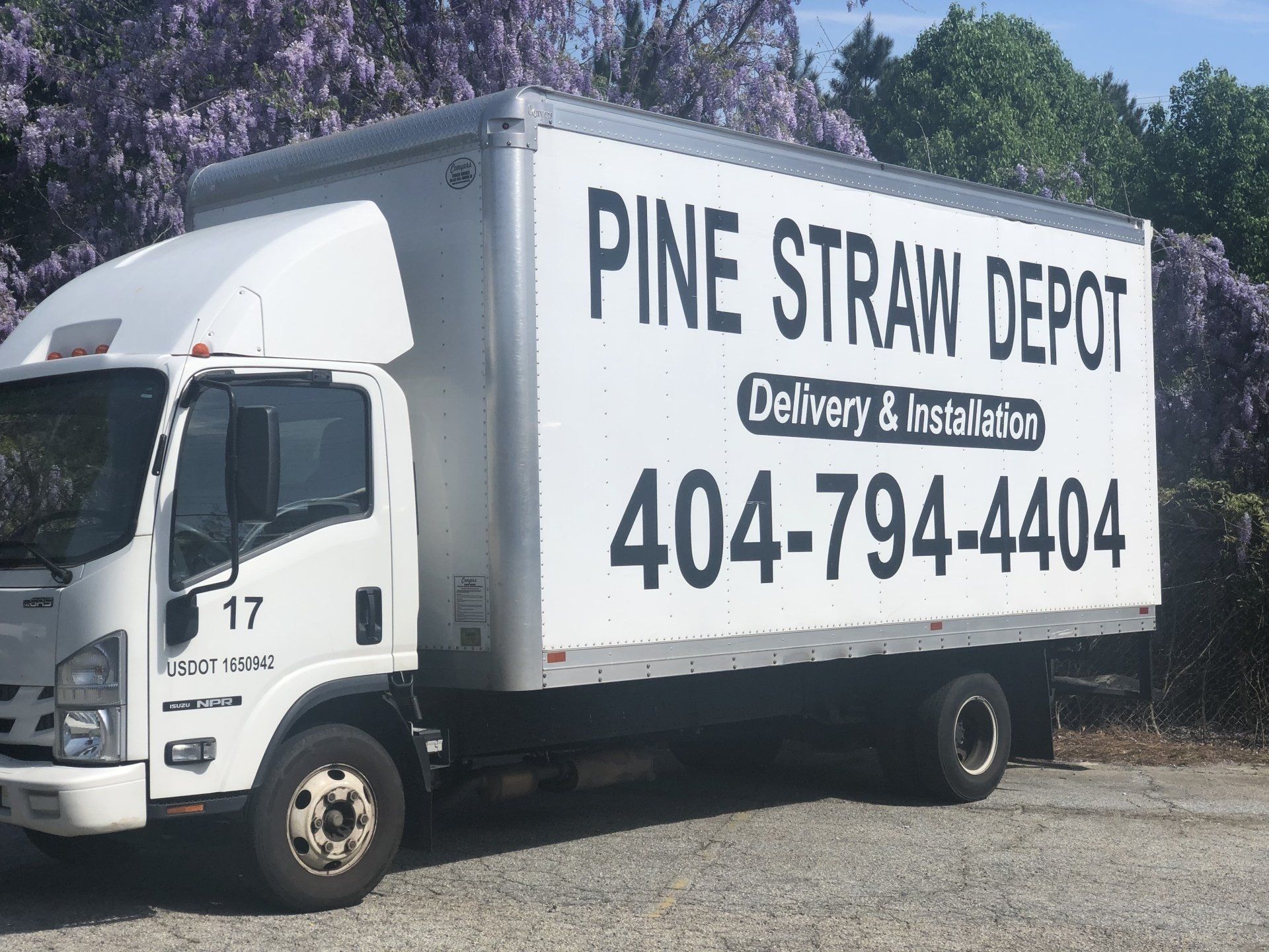 Delivery Truck — Mableton, GA — Pine Straw Depot